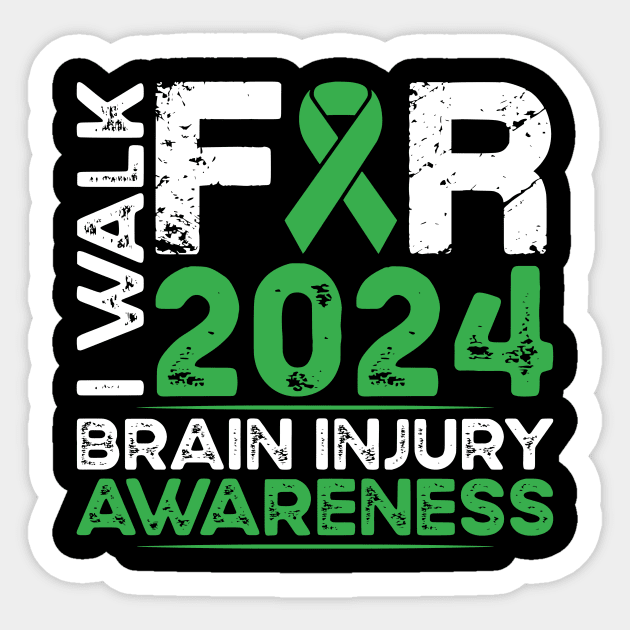 Brain Injury Awareness Walk 2024 Sticker by mcoshop
